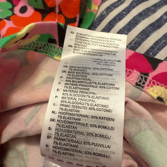 Adidas Kids' Marimekko Frost Pink Floral Tee and Pink Leggings - NWT - Size 4T - Picture 11 of 13